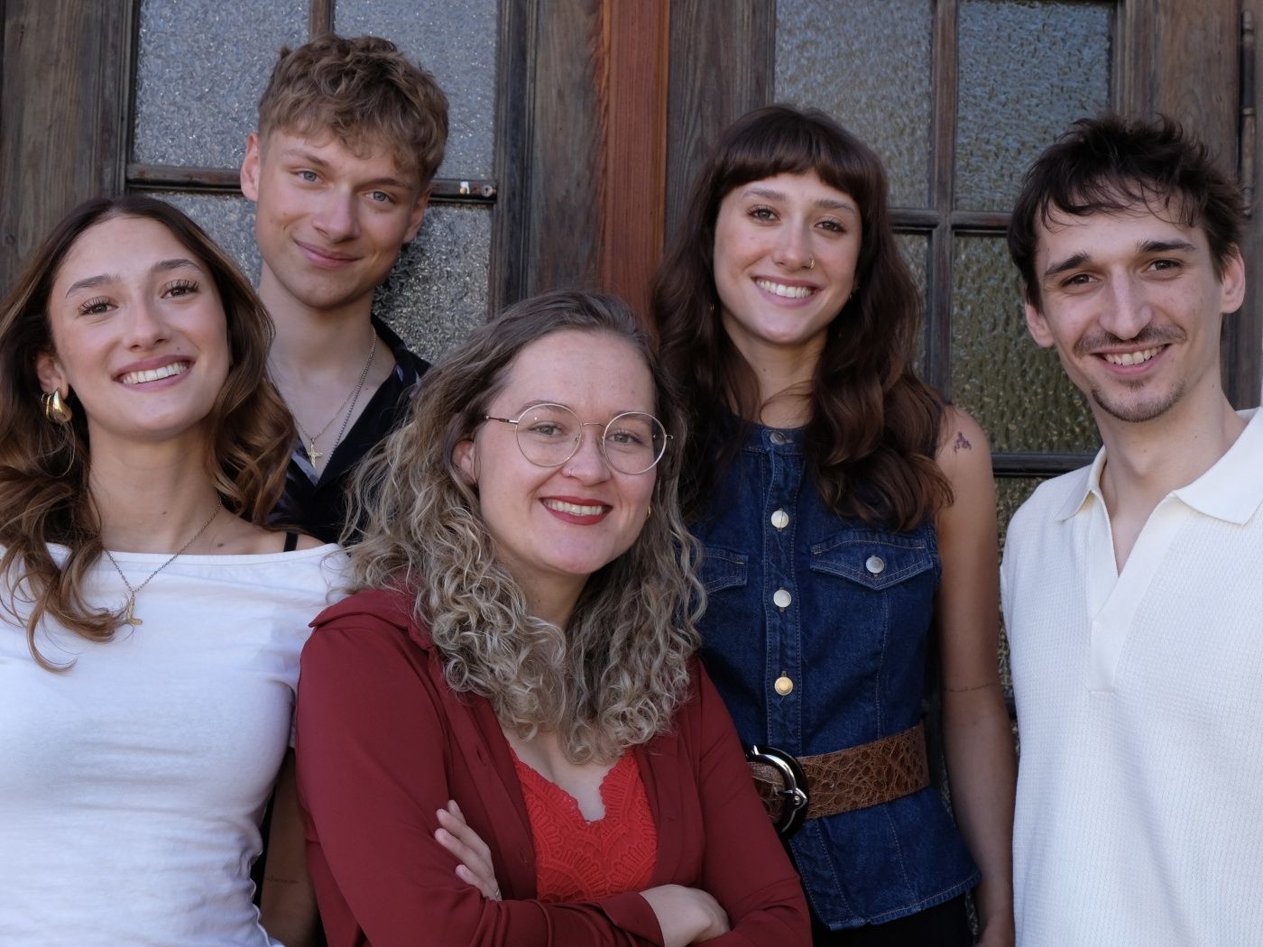 Vocalquintett, von links Lisa Brugger, Josef Mair, Johanna Kis, Hannah Bugger und Mathias Bergmann, (c) Jazzwecan