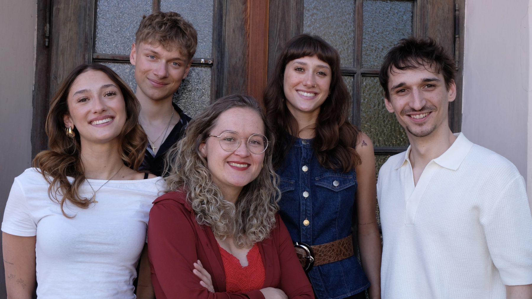 Vocalquintett, von links Lisa Brugger, Josef Mair, Johanna Kis, Hannah Bugger und Mathias Bergmann, (c) Jazzwecan